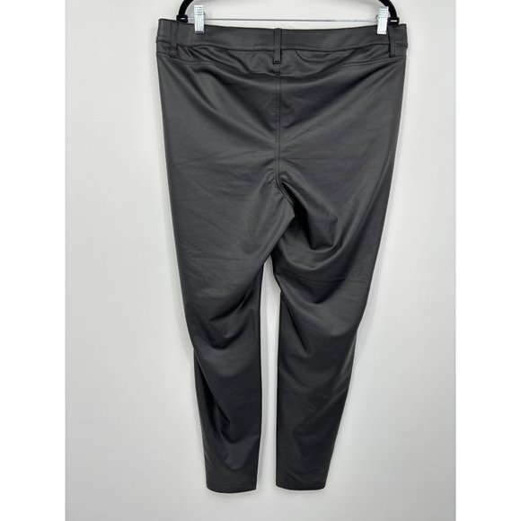 Lane Bryant Faux Leather Skinny Pant Black Size 16 Plus NEW - Picture 3 of 5